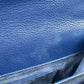 Saint Laurent Sunset Medium Calfskin Shoulder Bag - Navy 