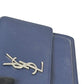 Saint Laurent Sunset Medium Calfskin Shoulder Bag - Navy 