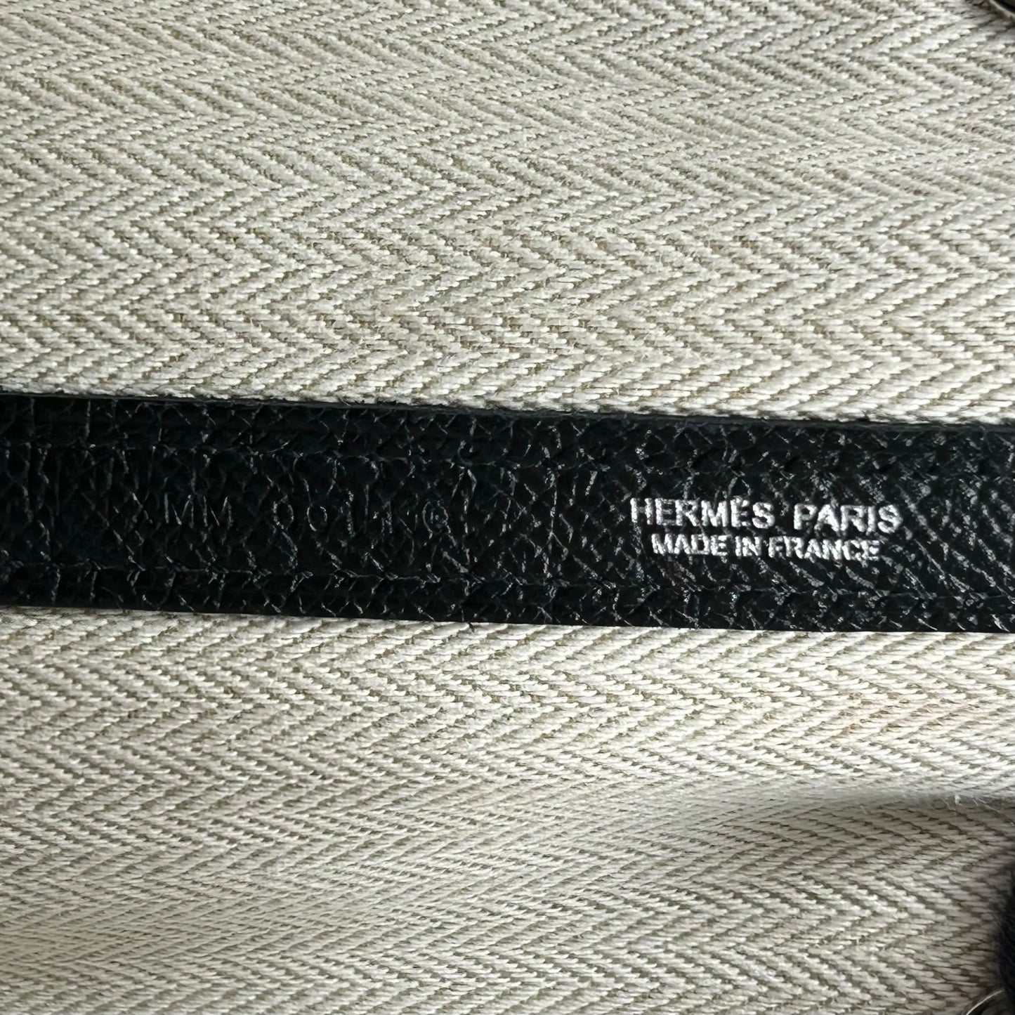 Hermès ガーデンパーティPM ネゴンダ X刻印（2016年製）トートバッグ - ブラック