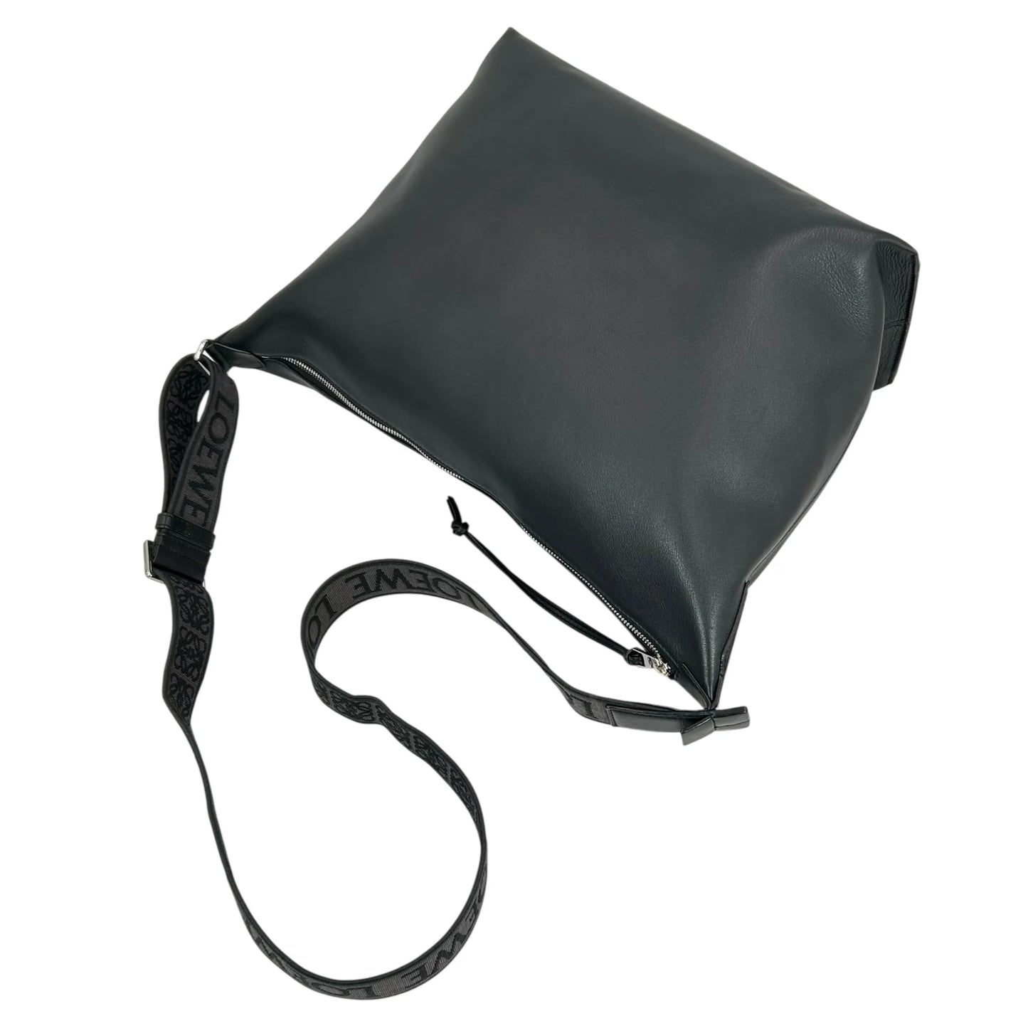 LOEWE キュービィ カーフスキン クロスボディバッグ ショルダーバッグ - ブラック