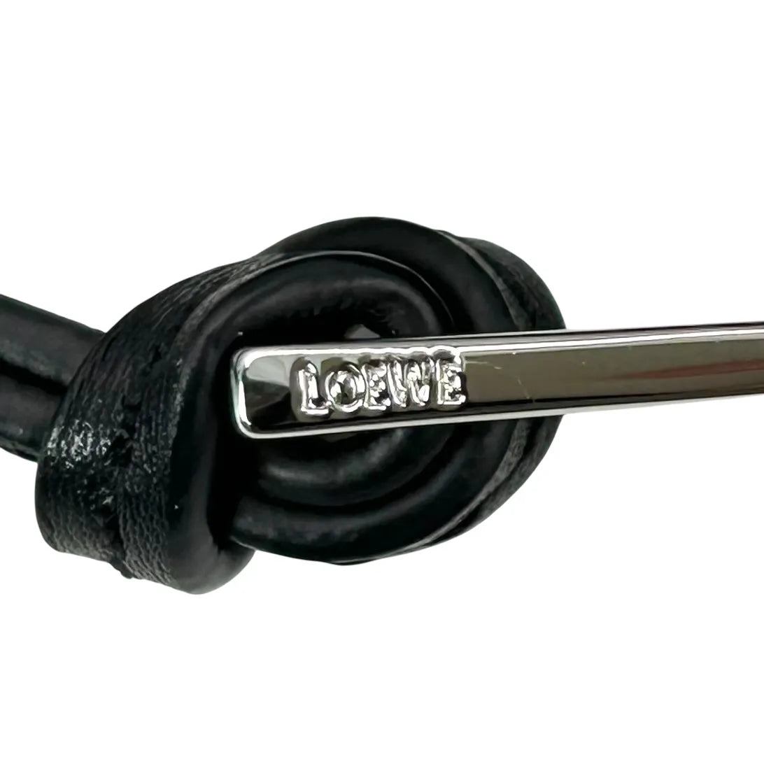 LOEWE キュービィ カーフスキン クロスボディバッグ ショルダーバッグ - ブラック