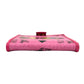 MCM Visetos Rabbit Leather Card Case with Money Clip - Pink
