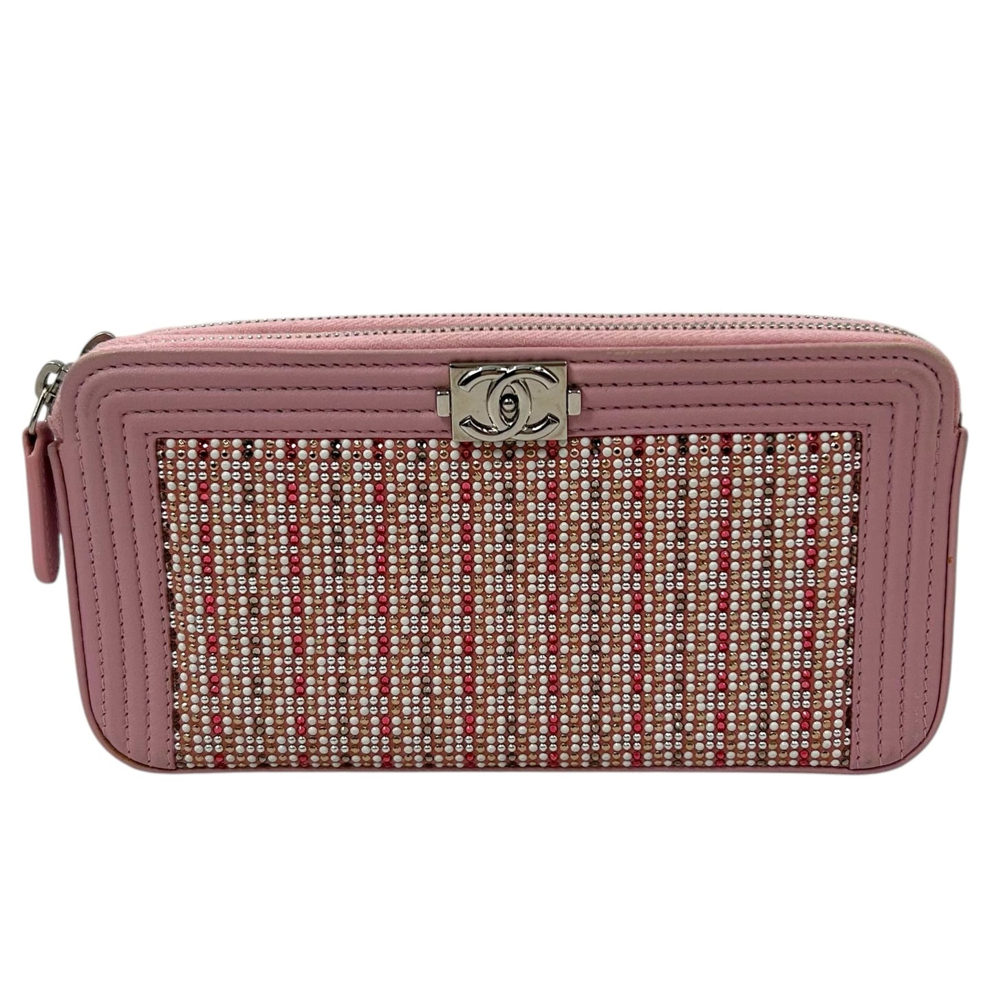 CHANEL  ボーイシャネル_ラムスキン_チェーンウォレット_38854