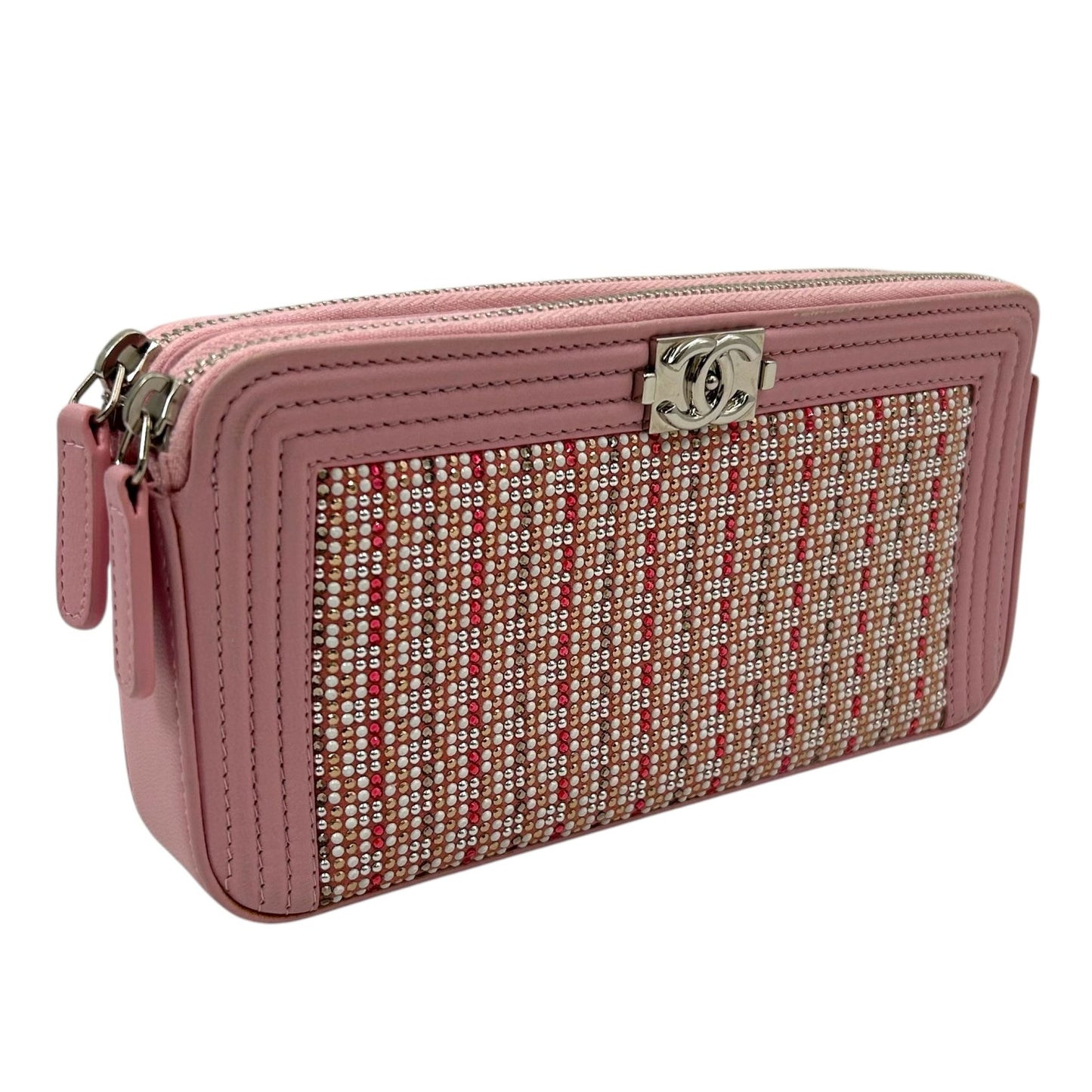 CHANEL  ボーイシャネル_ラムスキン_チェーンウォレット_38854