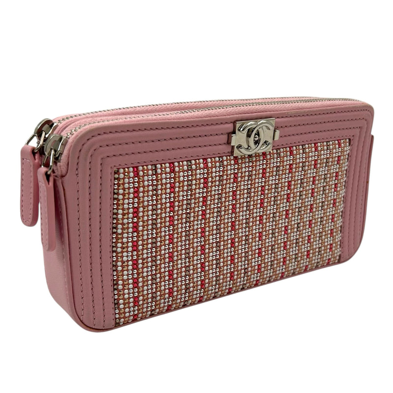 CHANEL  ボーイシャネル_ラムスキン_チェーンウォレット_38854