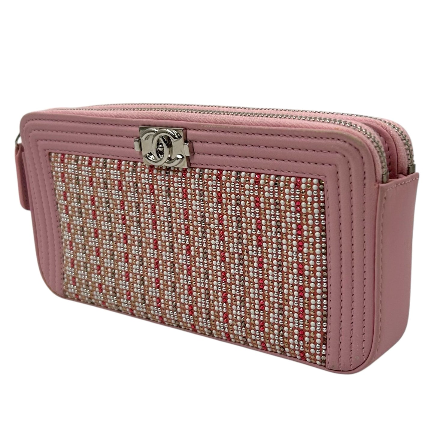 CHANEL  ボーイシャネル_ラムスキン_チェーンウォレット_38854