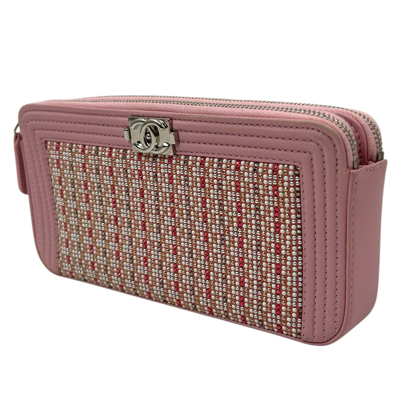 CHANEL  ボーイシャネル_ラムスキン_チェーンウォレット_38854