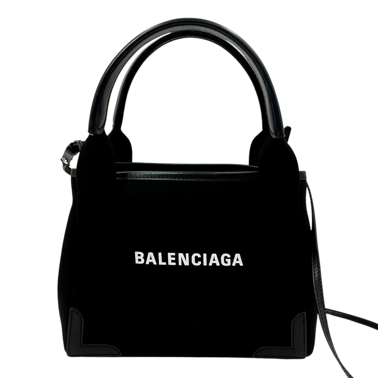 BALENCIAGA ネイビーカバスXS ブラック_390346_38873