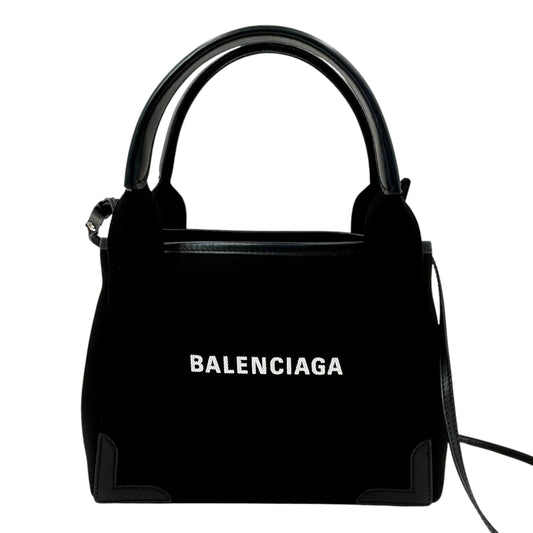 BALENCIAGA ネイビーカバスXS ブラック_390346_38873