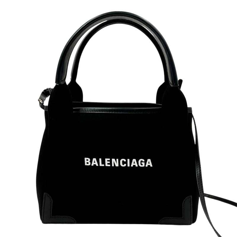 BALENCIAGA ネイビーカバスXS ブラック_390346_38873