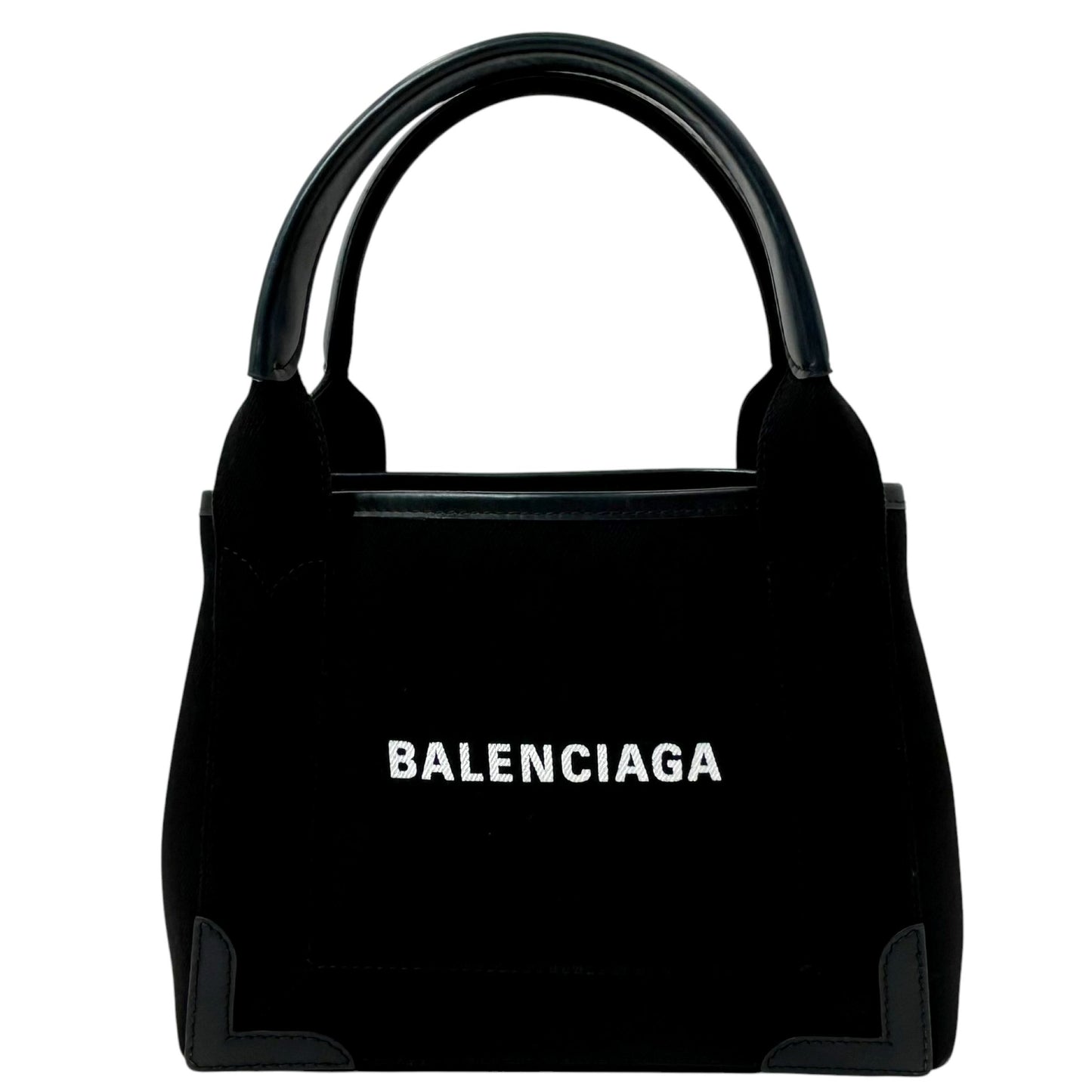 BALENCIAGA ネイビーカバスXS ブラック_390346_38873