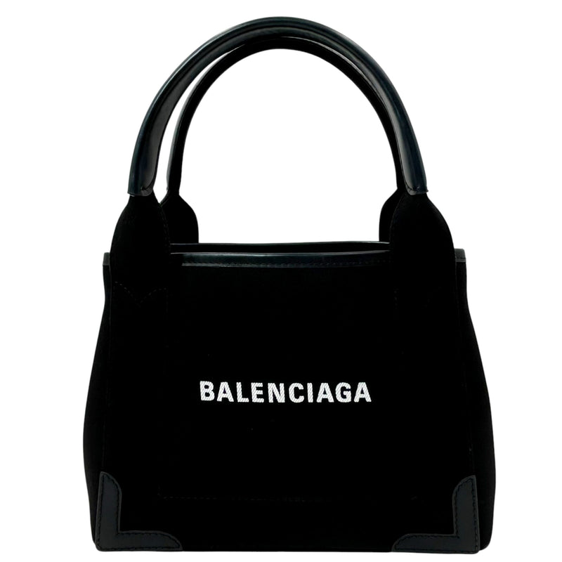 BALENCIAGA ネイビーカバスXS ブラック_390346_38873