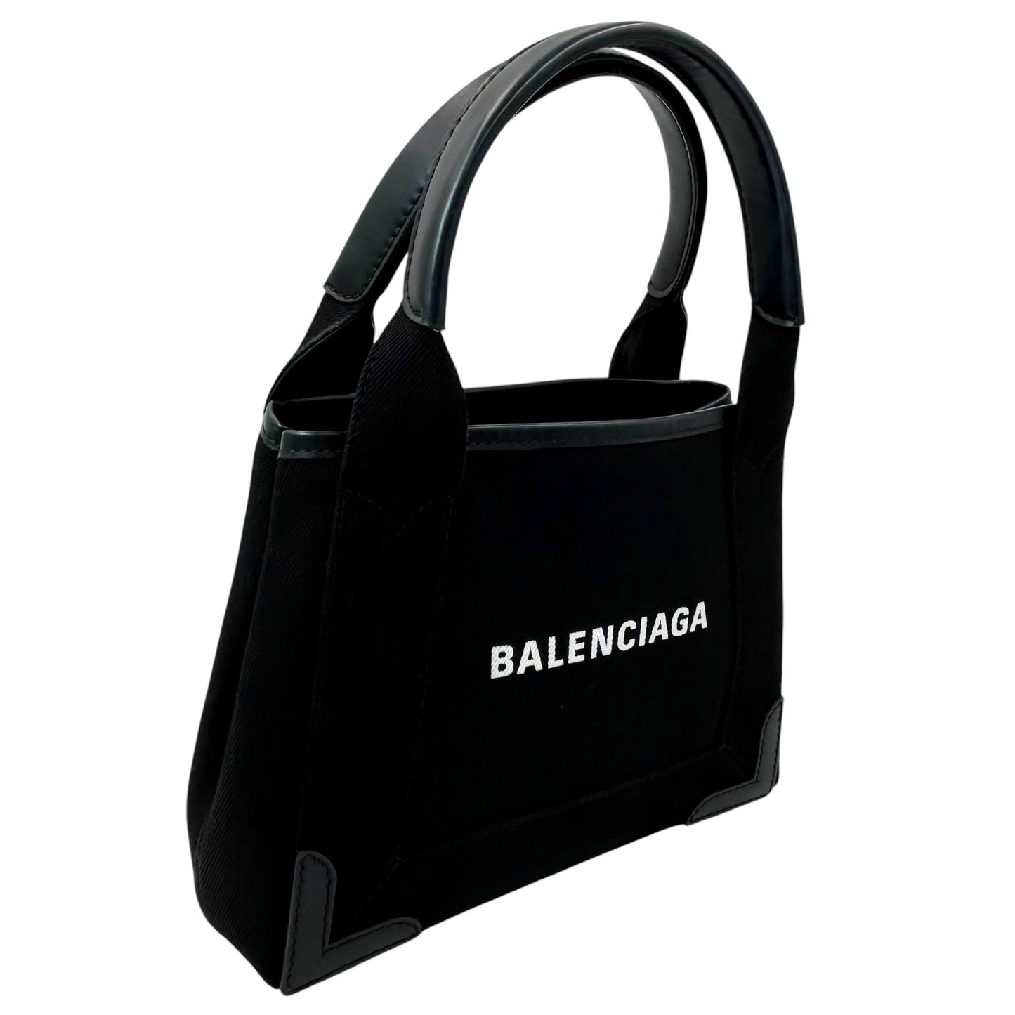 BALENCIAGA ネイビーカバスXS ブラック_390346_38873