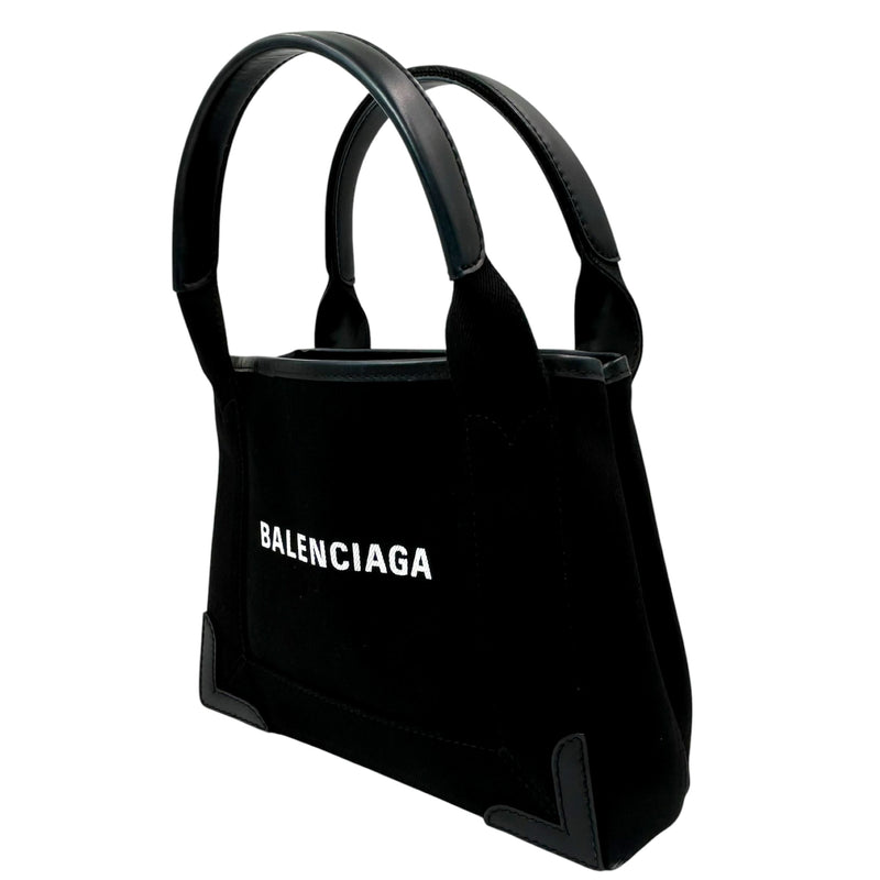 BALENCIAGA ネイビーカバスXS ブラック_390346_38873