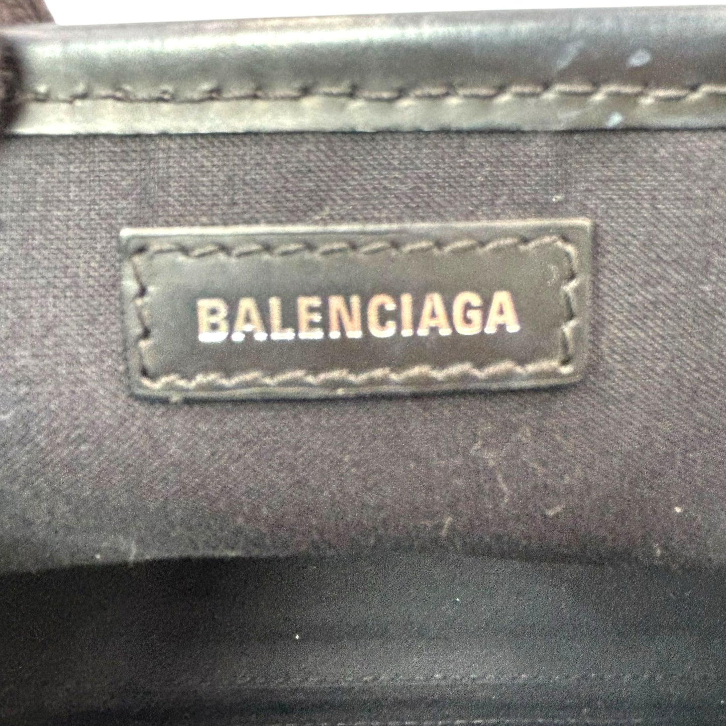 BALENCIAGA ネイビーカバスXS ブラック_390346_38873