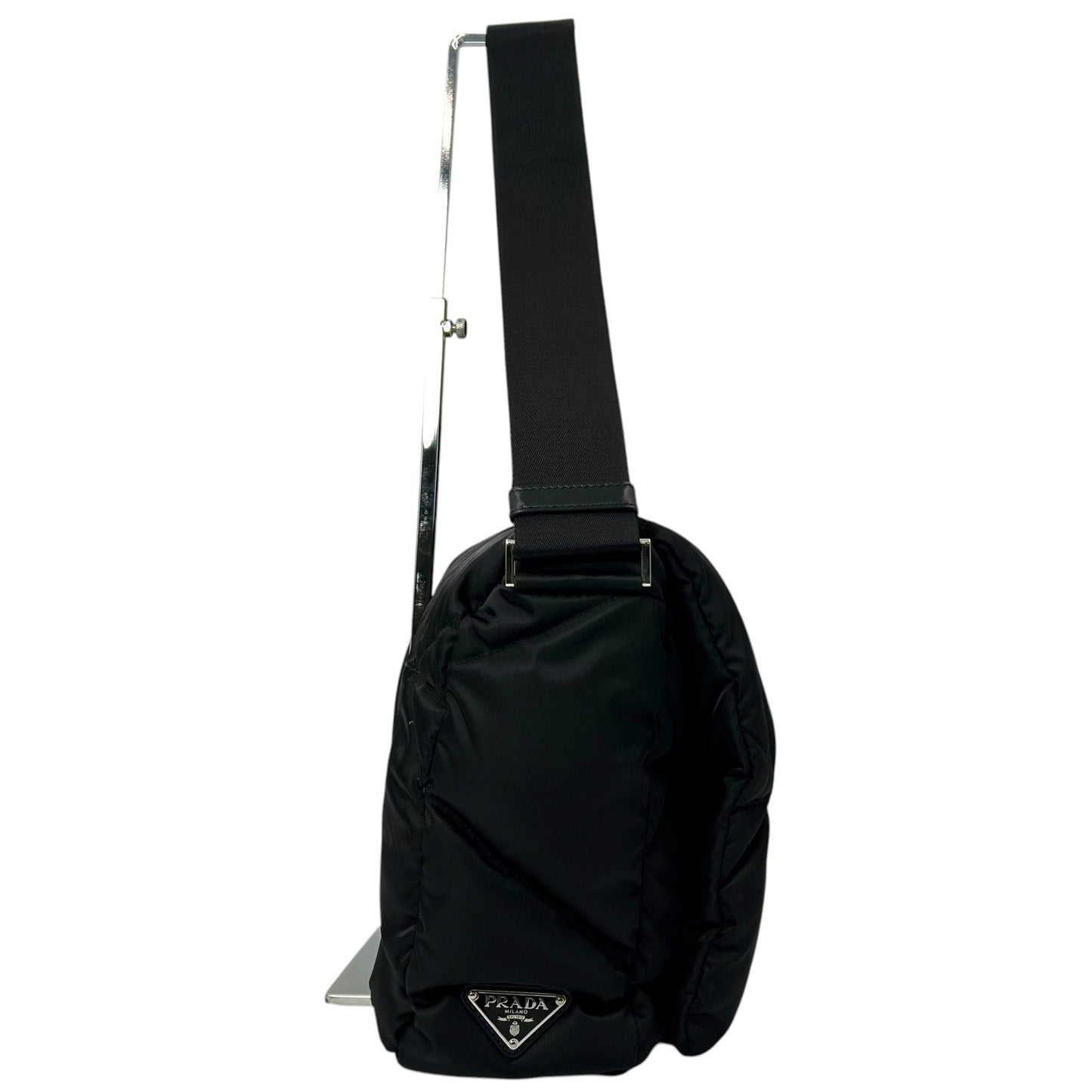PRADA パデッドRe Nylon ショルダーバッグ ファブリック ナイロン ブラック 2VD045_37793