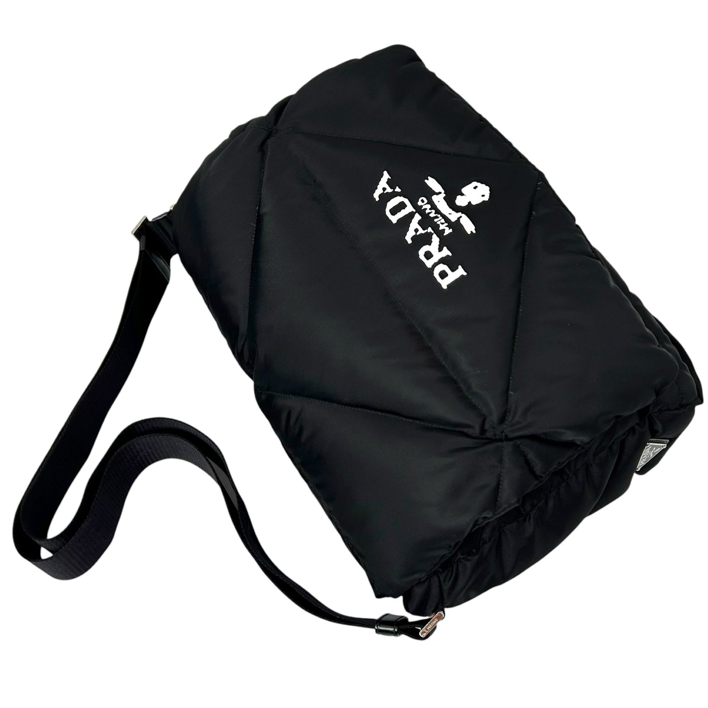 PRADA パデッドRe Nylon ショルダーバッグ ファブリック ナイロン ブラック 2VD045_37793