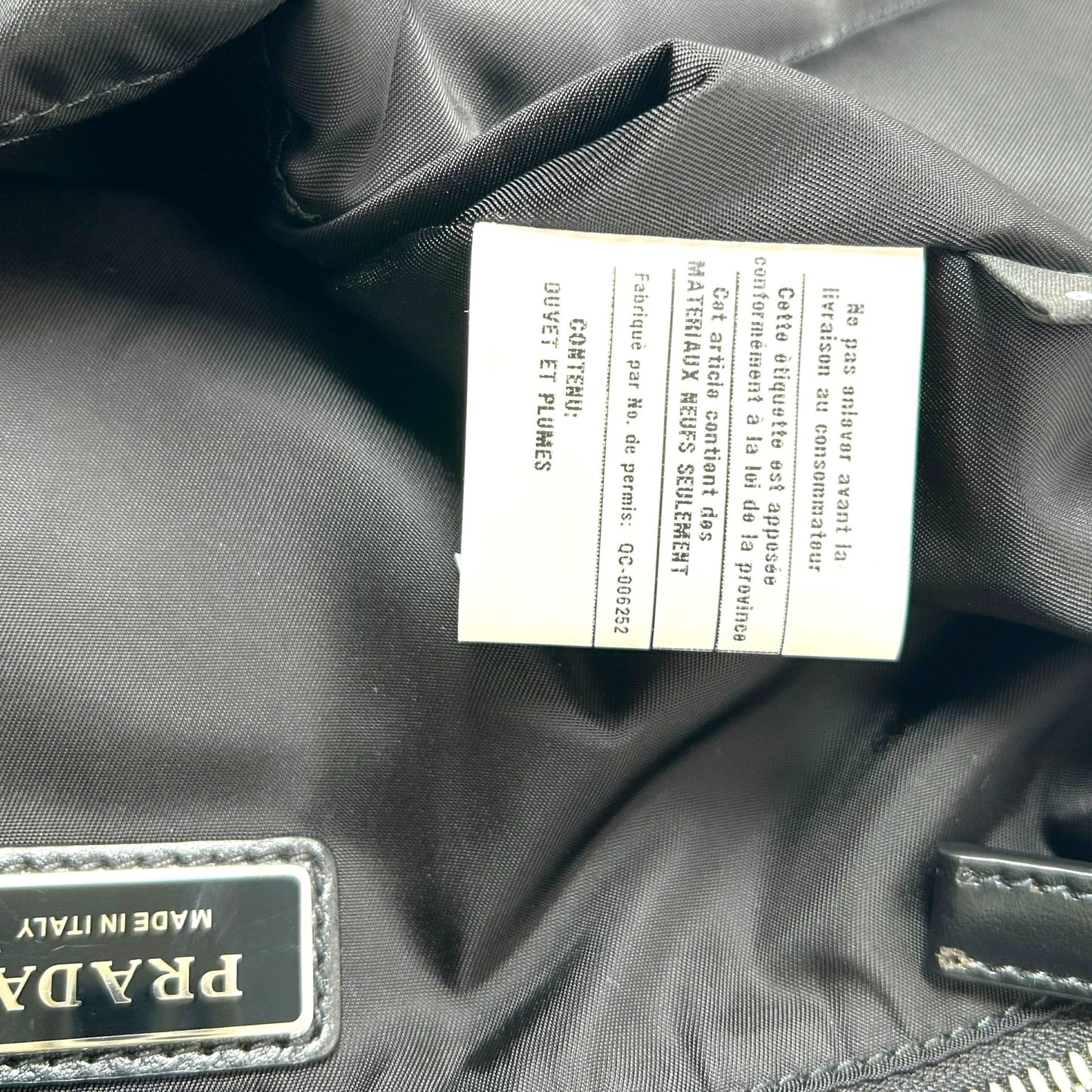 PRADA パデッドRe Nylon ショルダーバッグ ファブリック ナイロン ブラック 2VD045_37793