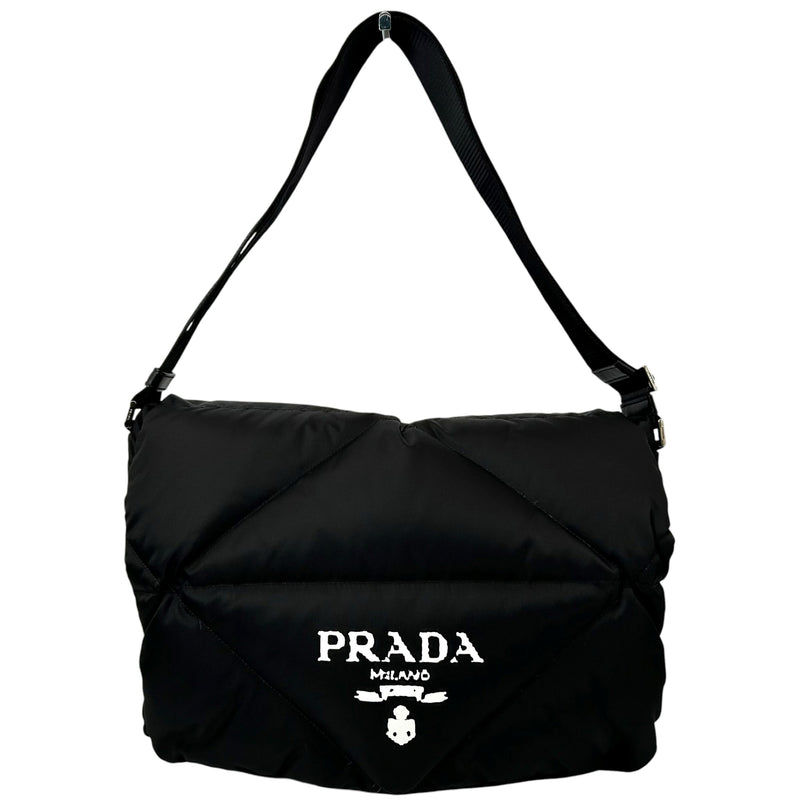 PRADA パデッドRe Nylon ショルダーバッグ ファブリック ナイロン ブラック 2VD045_37793