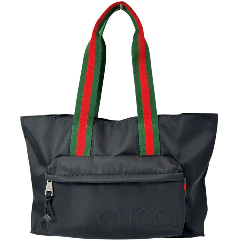 GUCCI ナイロン ロゴ ラージトート_802172_38303