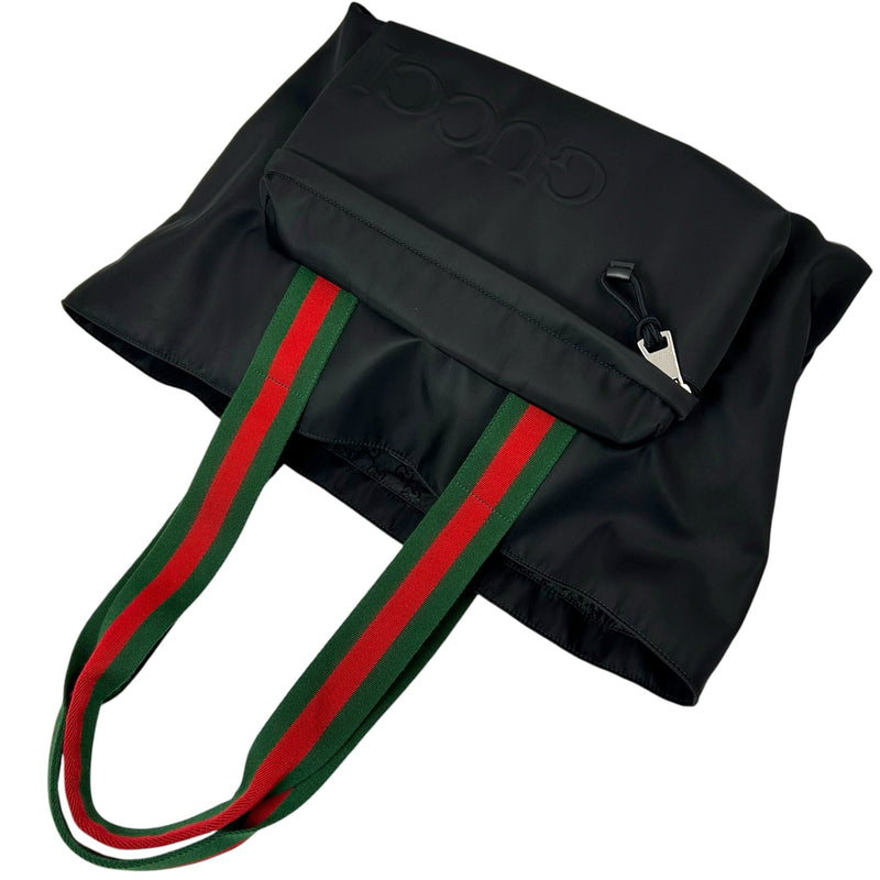 GUCCI ナイロン ロゴ ラージトート_802172_38303