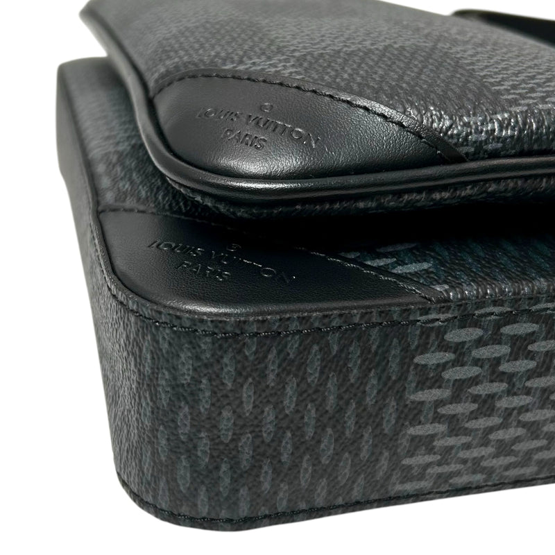 LOUIS VUITTON ダミエ・グラフィット3D トリオ・メッセンジャー_N50017_38319