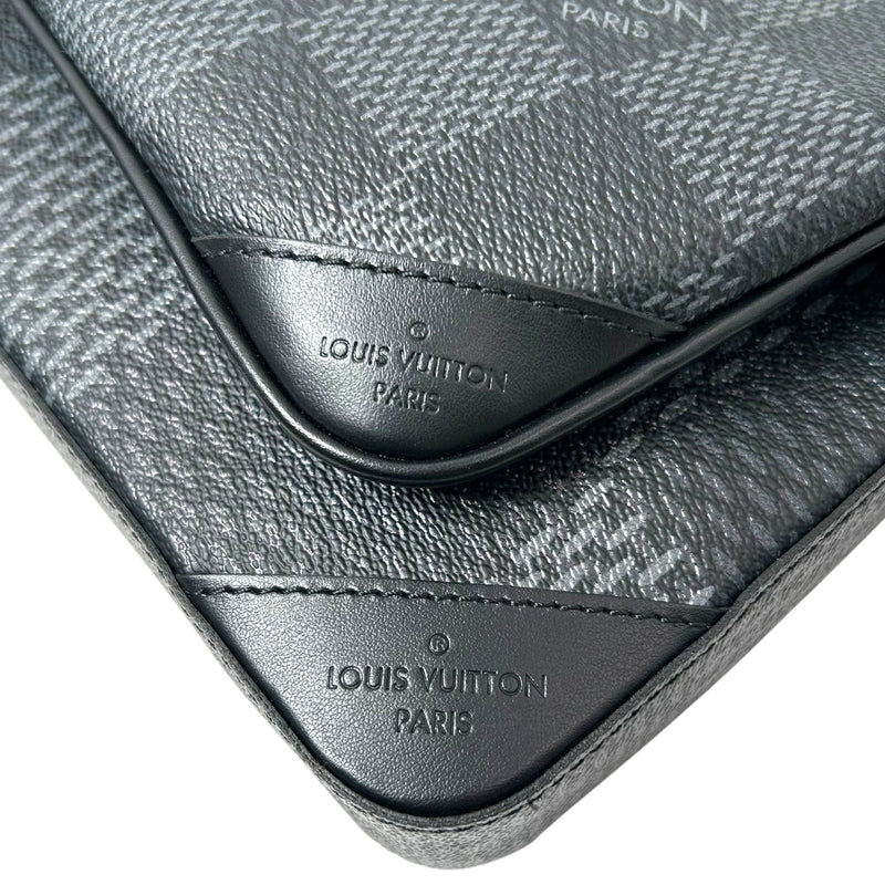 LOUIS VUITTON ダミエ・グラフィット3D トリオ・メッセンジャー_N50017_38319
