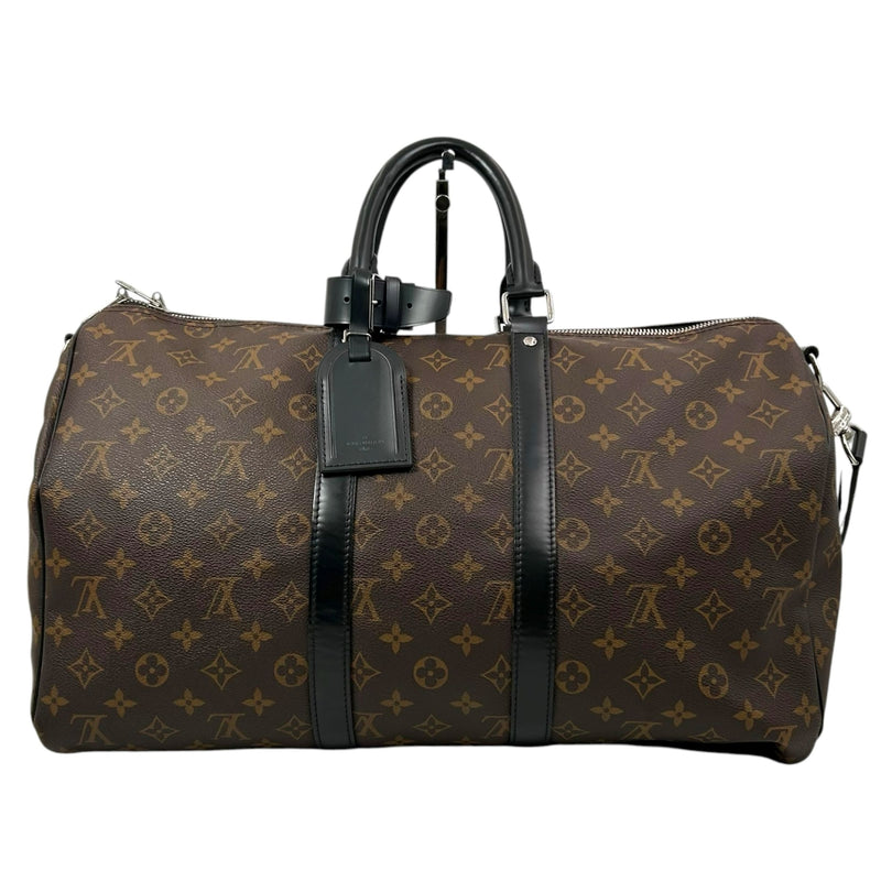 LOUIS VUITTON モノグラム・マカサー キーポル･バンドリエール 45_M56711_38932
