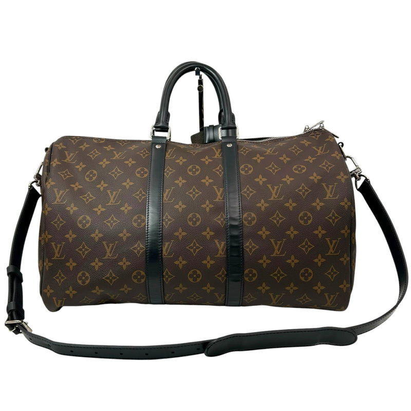 LOUIS VUITTON モノグラム・マカサー キーポル･バンドリエール 45_M56711_38932