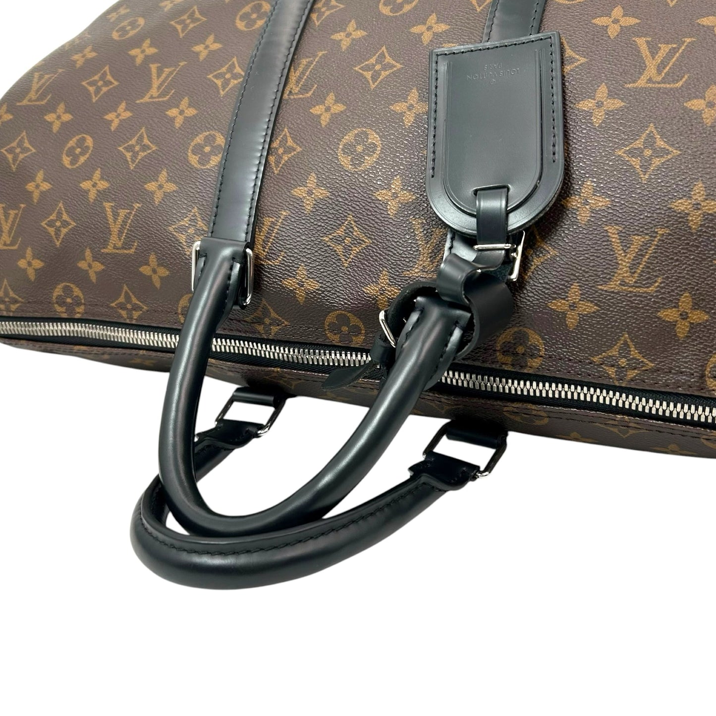 LOUIS VUITTON モノグラム・マカサー キーポル･バンドリエール 45_M56711_38932