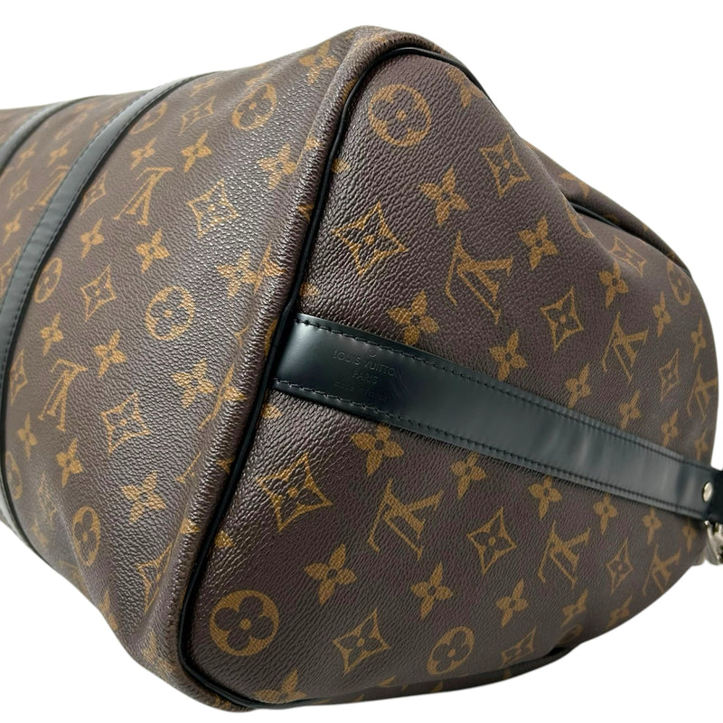 LOUIS VUITTON モノグラム・マカサー キーポル･バンドリエール 45_M56711_38932