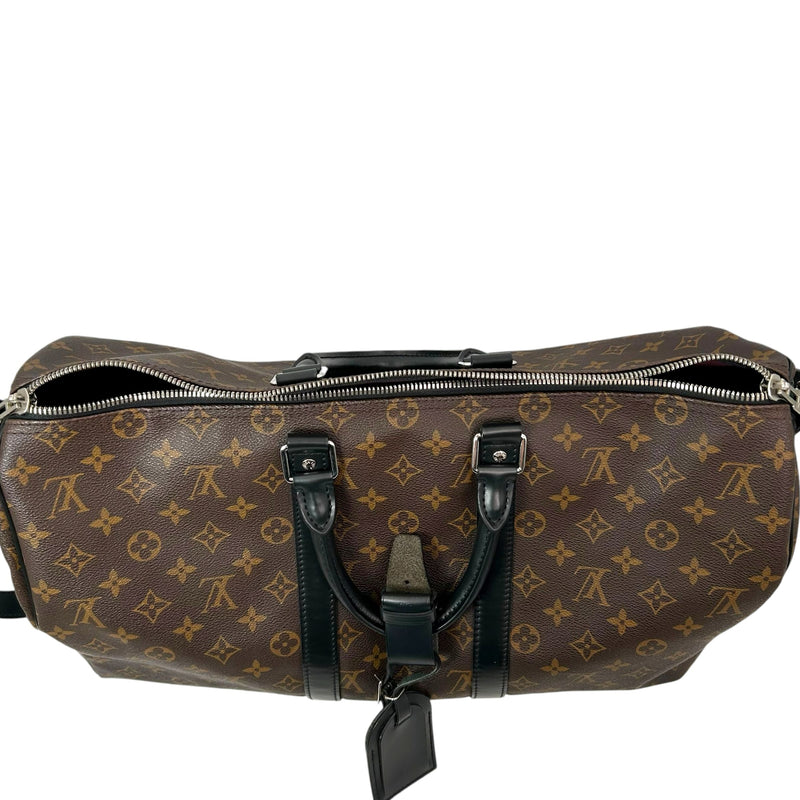 LOUIS VUITTON モノグラム・マカサー キーポル･バンドリエール 45_M56711_38932