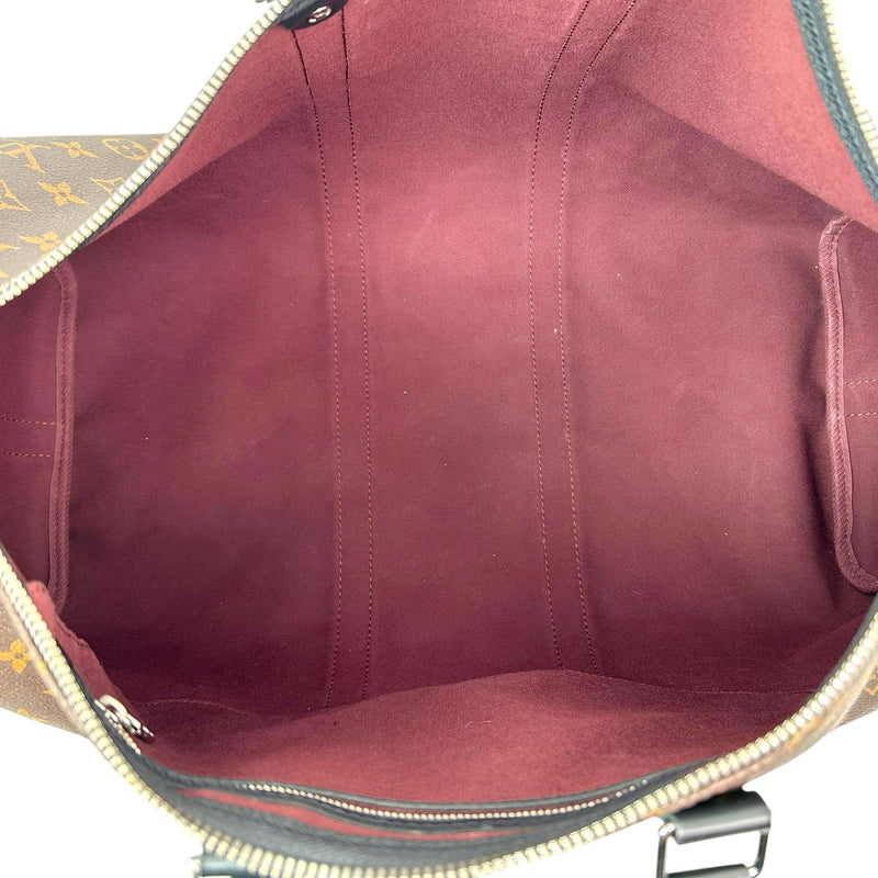 LOUIS VUITTON モノグラム・マカサー キーポル･バンドリエール 45_M56711_38932