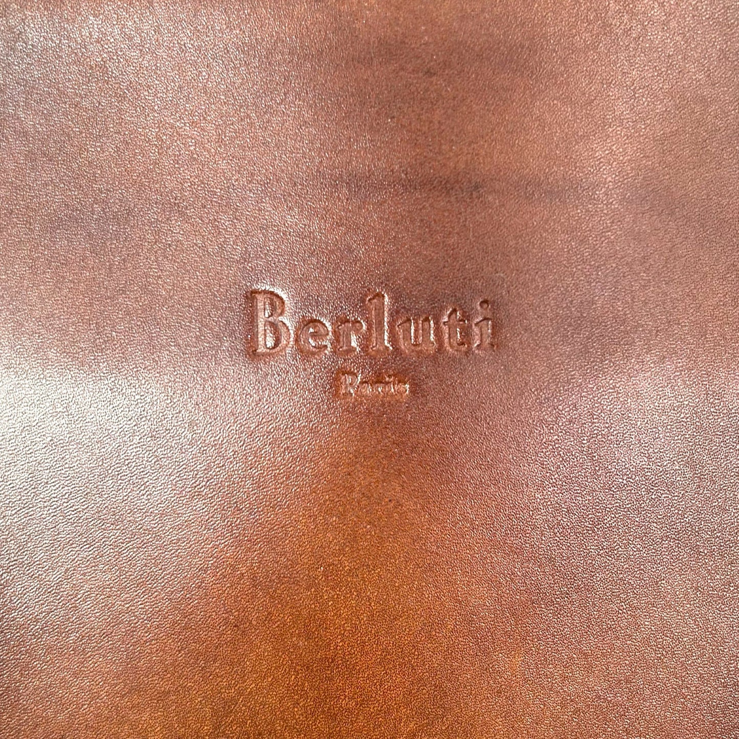 BERLUTI パースペクティブ レザー ブリーフケース パティーヌ モダニスト ヴェネチアンレザー_36468