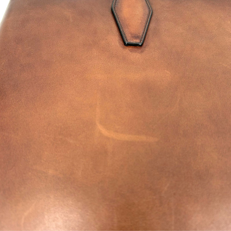 BERLUTI パースペクティブ レザー ブリーフケース パティーヌ モダニスト ヴェネチアンレザー_36468