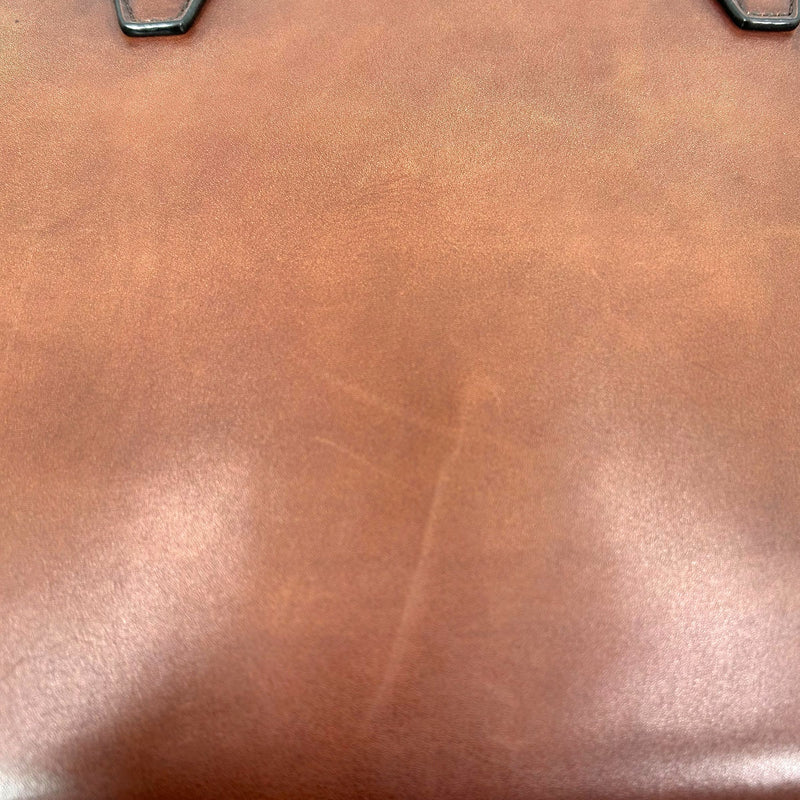 BERLUTI パースペクティブ レザー ブリーフケース パティーヌ モダニスト ヴェネチアンレザー_36468