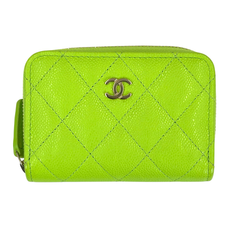CHANEL キャビアスキン コイン カードケース_38815