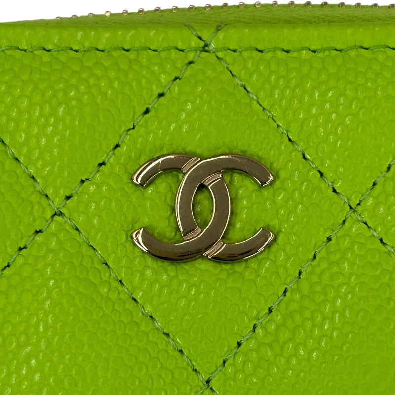 CHANEL キャビアスキン コイン カードケース_38815