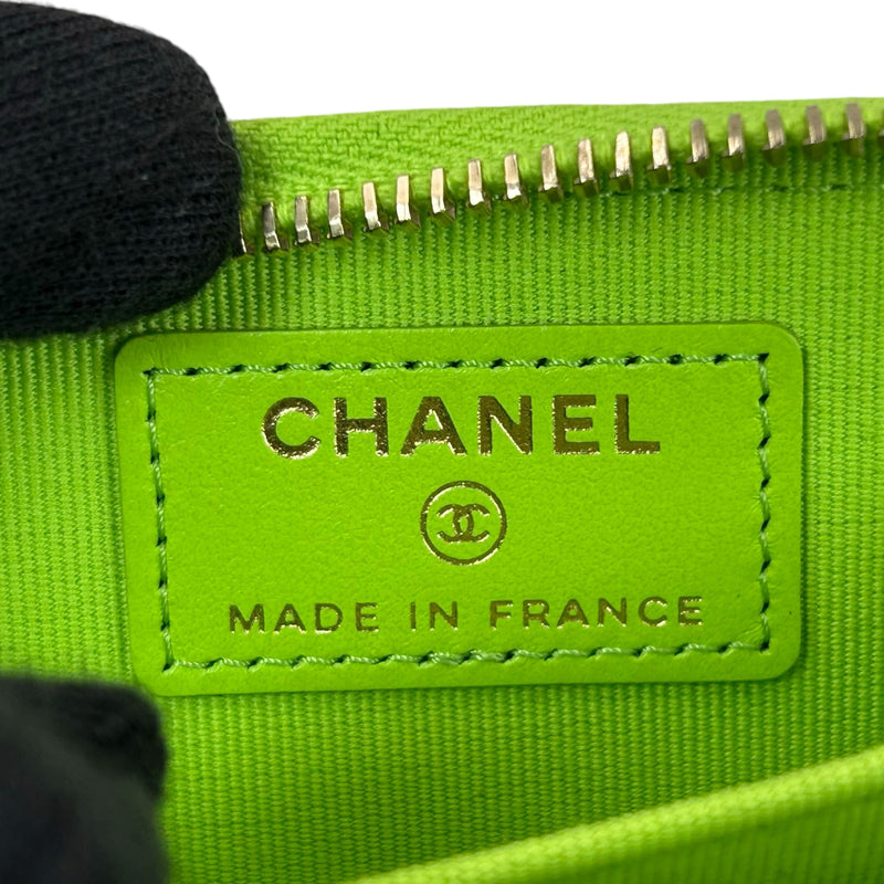 CHANEL キャビアスキン コイン カードケース_38815