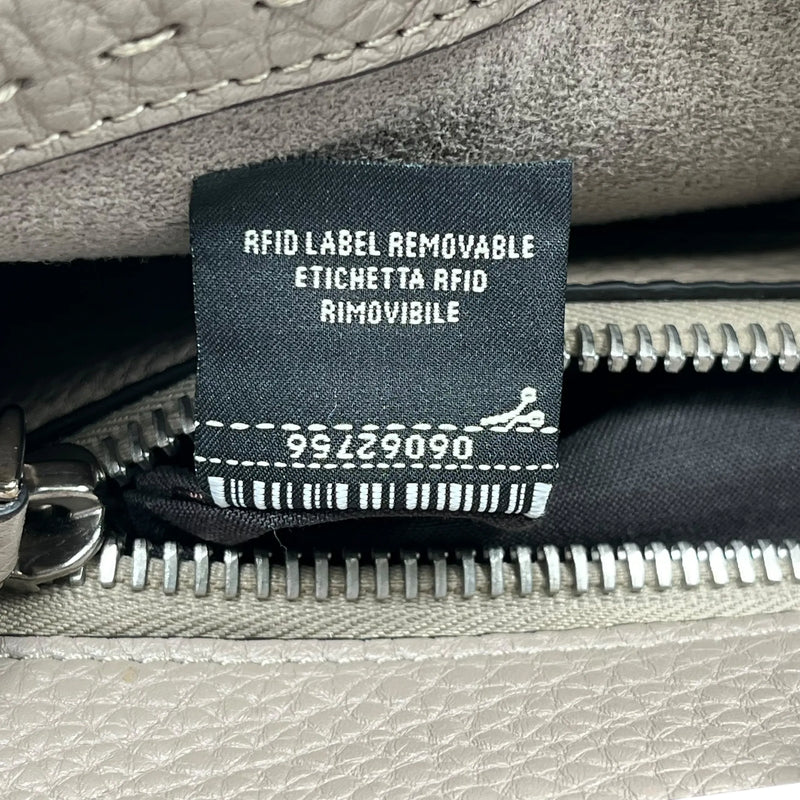 FENDI Peekaboo Regular Selleria Calfskin Handbag - Beige 