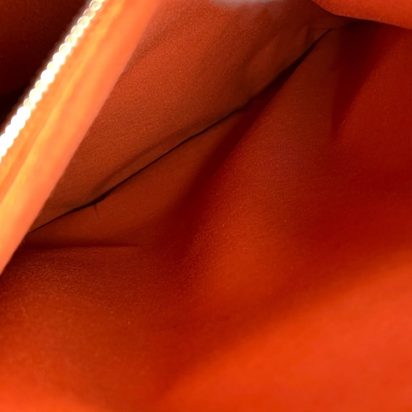 Hermès Acapulco Odinatur Toile Chevron Handbag - Orange