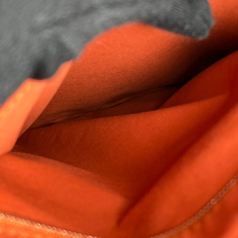 Hermès Acapulco Odinatur Toile Chevron Handbag - Orange