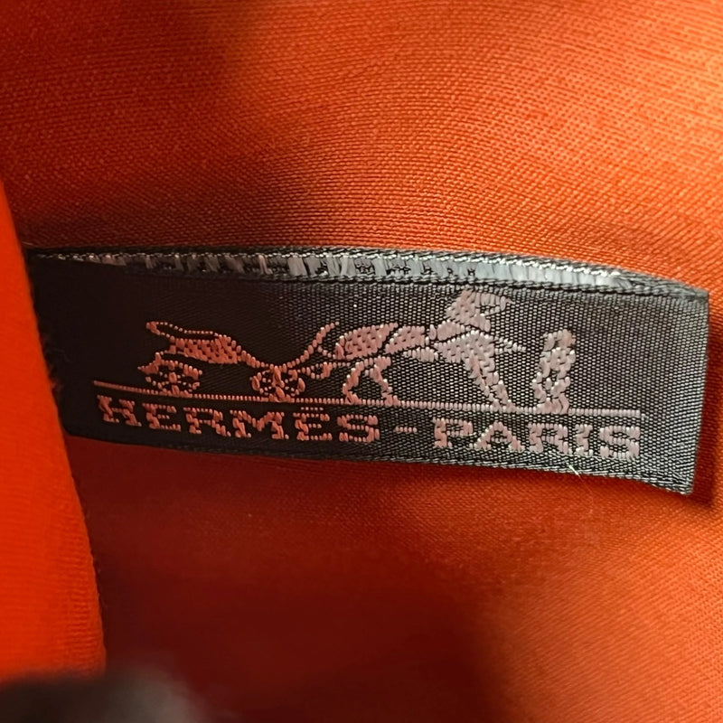 Hermès Acapulco Odinatur Toile Chevron Handbag - Orange