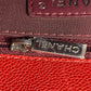 CHANEL French Riviera Caviar Leather Chain Shoulder Bag - Red 
