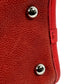 CHANEL French Riviera Caviar Leather Chain Shoulder Bag - Red 