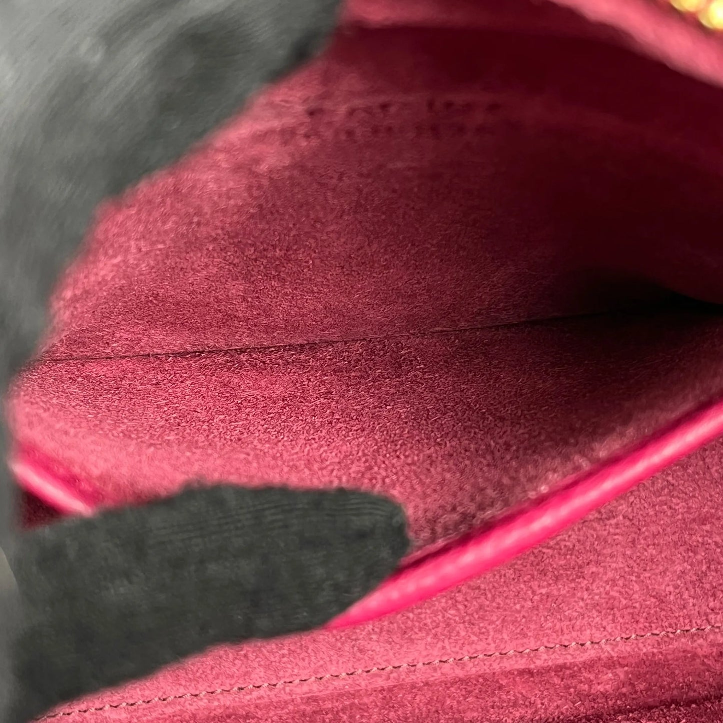 CELINE Luggage Nano Shopper Calfskin Handbag/Shoulder Bag - Purple 