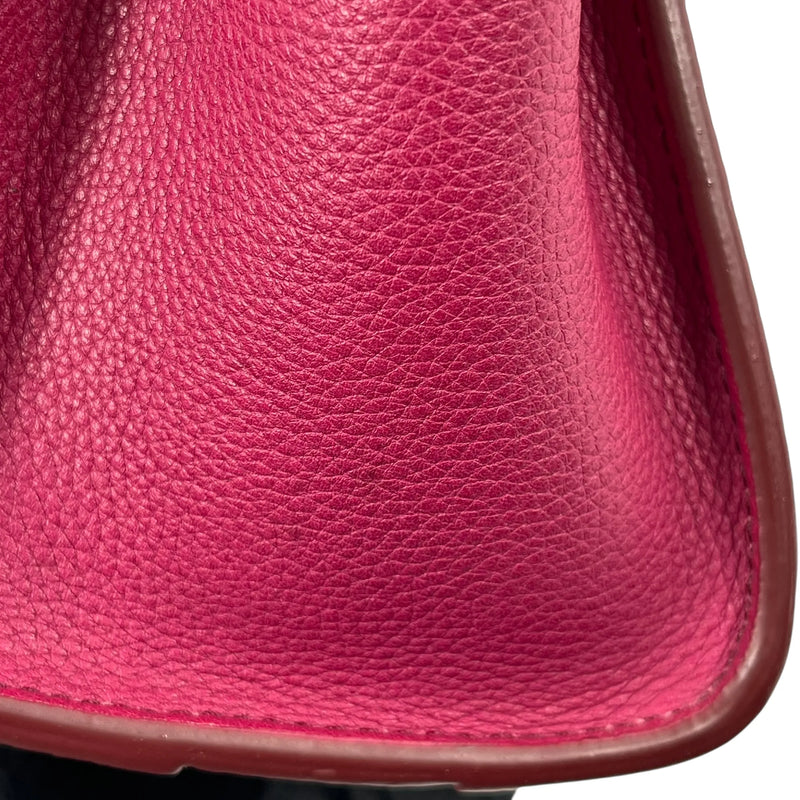 CELINE Luggage Nano Shopper Calfskin Handbag/Shoulder Bag - Purple 