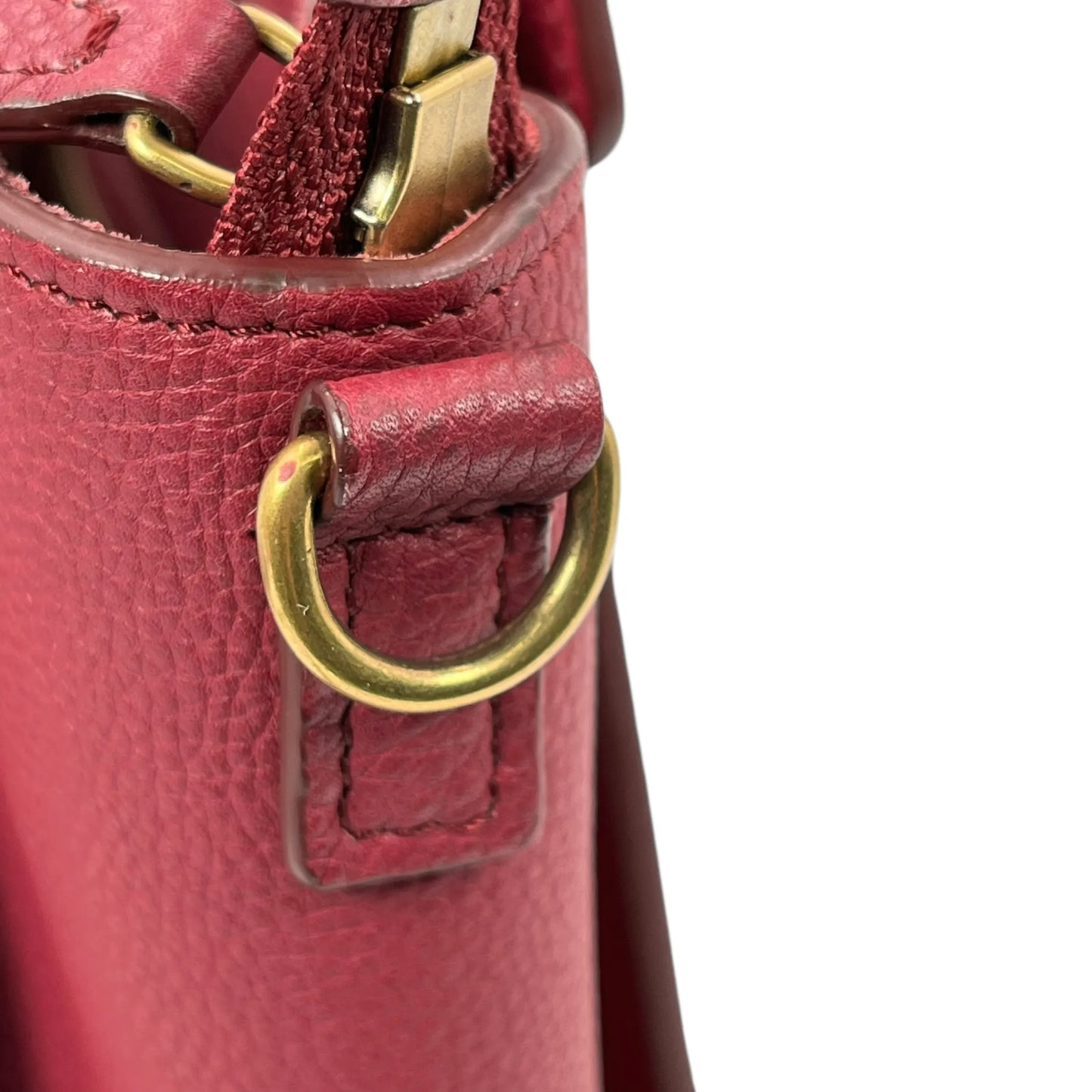 CELINE Luggage Nano Shopper Calfskin Handbag/Shoulder Bag - Purple 