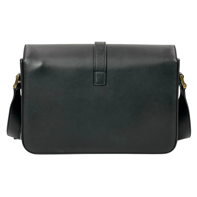 Saint Laurent University Calfskin Shoulder Bag - Black 