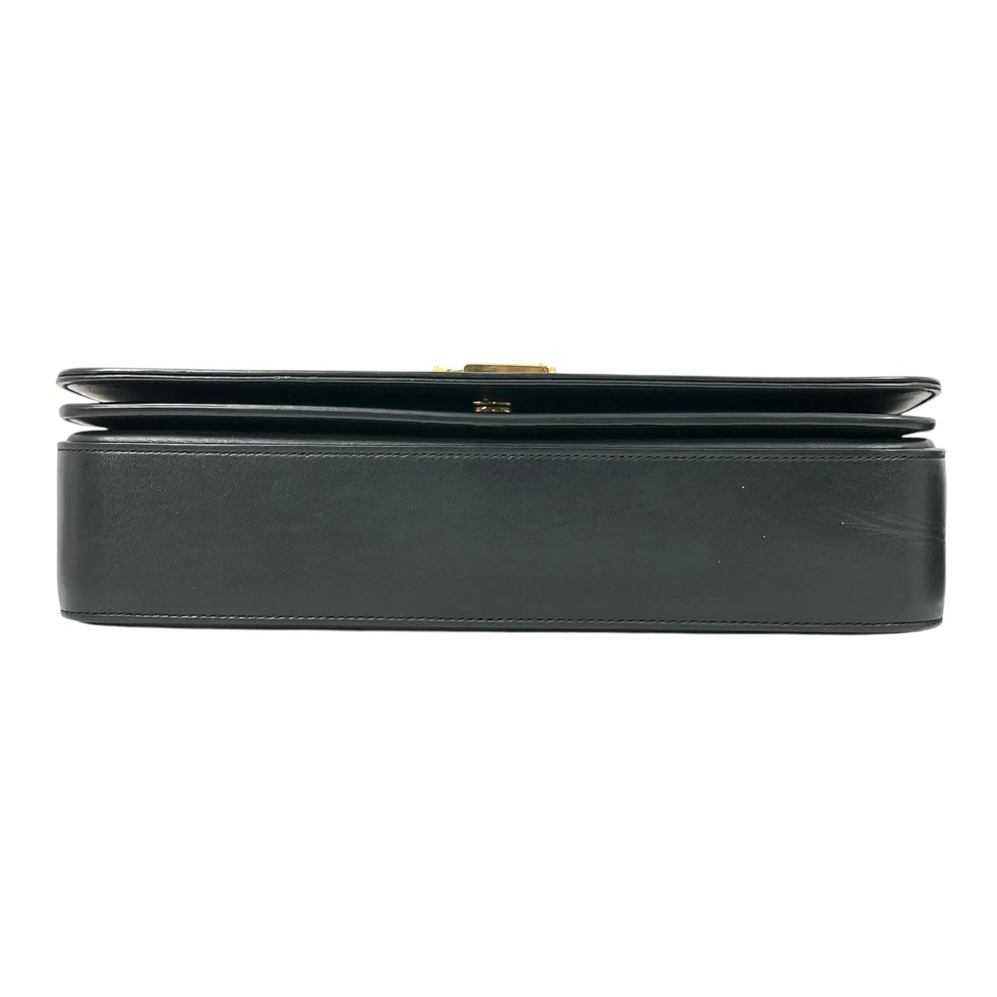 Saint Laurent University Calfskin Shoulder Bag - Black 